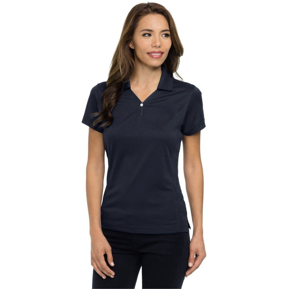 Womens XL 3XL Golf Shirt Blue Polo Tennis Plus Size Women Activewear Sports Top - Picture 8 of 8